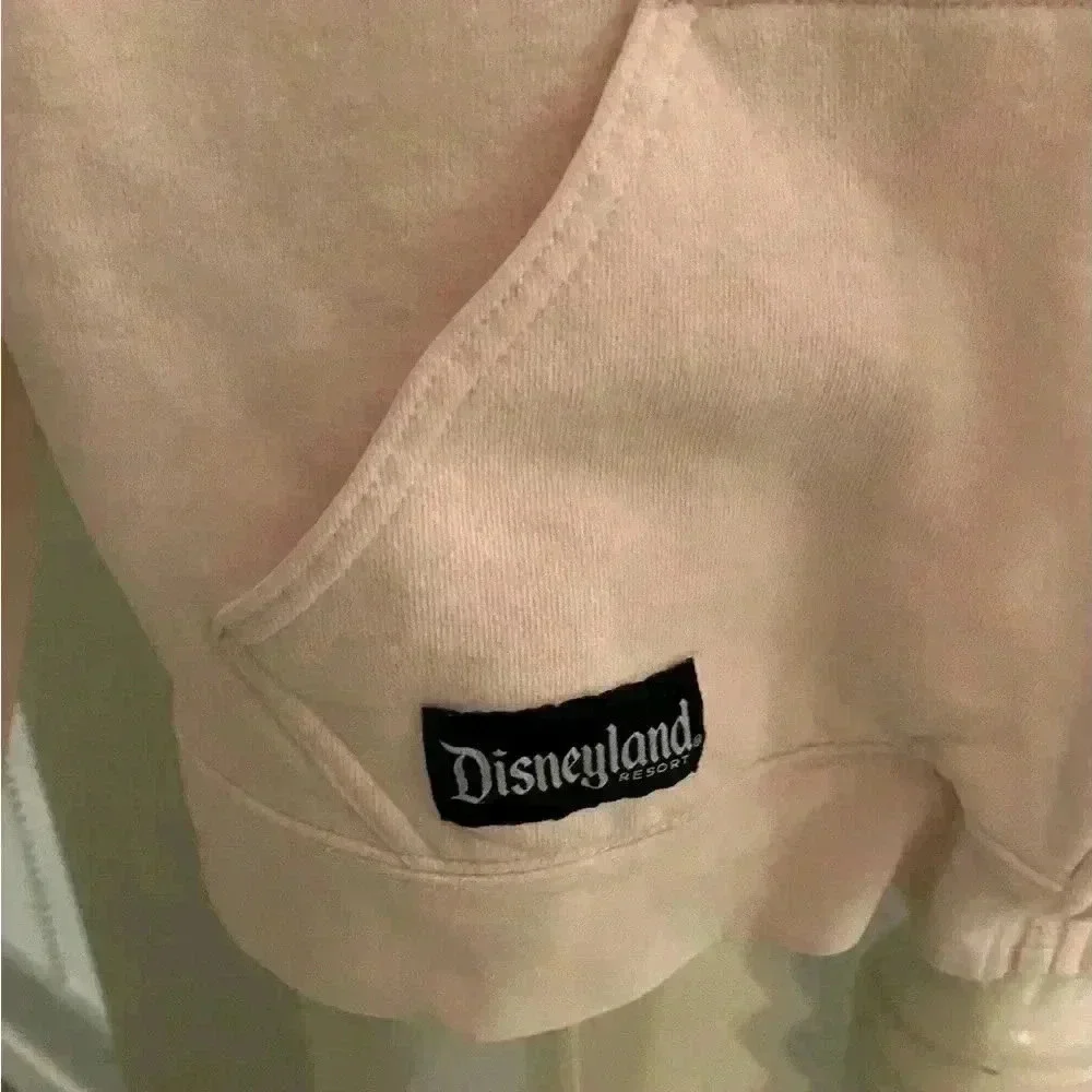 Disneyland Disney Pink Official Zip Up Hoodie with Minnie Mouse - XL ⭐️